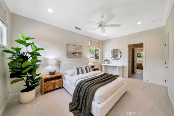 Bedroom, Interior, Recessed Lighting