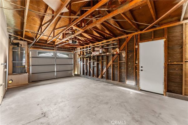 Garage, Interior, Wooden Beams, Wooden Ceilings, Wooden Walls