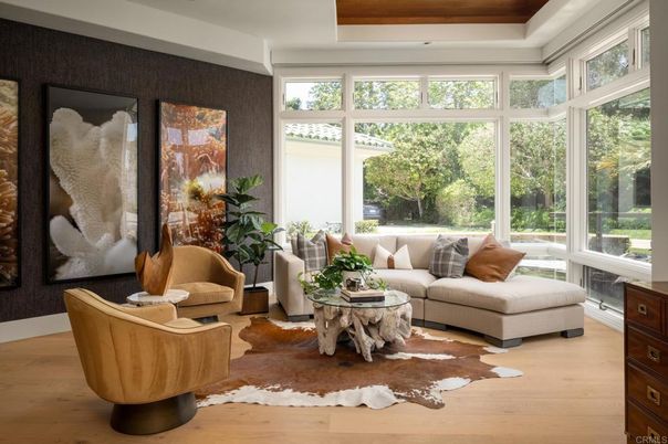 Interior, Living room, Sun Room, Wood Texture Flooring