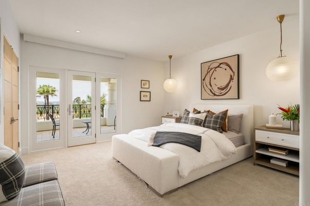 Bedroom, Interior, Pendant Lights, Recessed Lighting