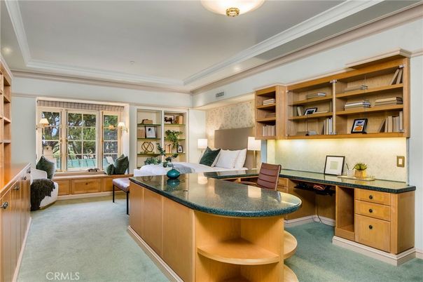 Home Office, Interior, Recessed Lighting