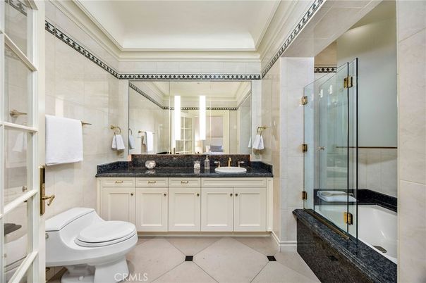 Bathroom, Dual Sink Vanities, Glass Shower, Interior