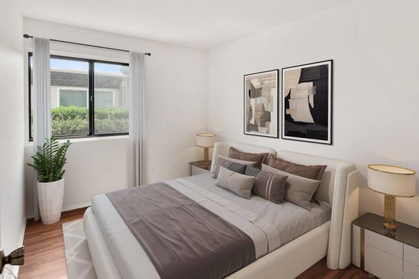 Bedroom, Interior, Wood Texture Flooring