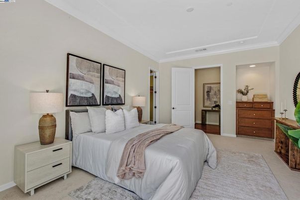 Bedroom, Interior, Recessed Lighting