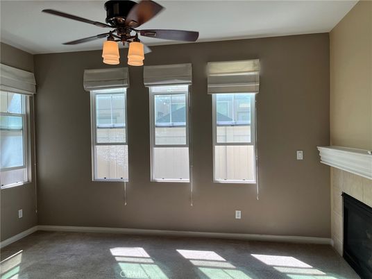Empty room, Fireplace, Interior