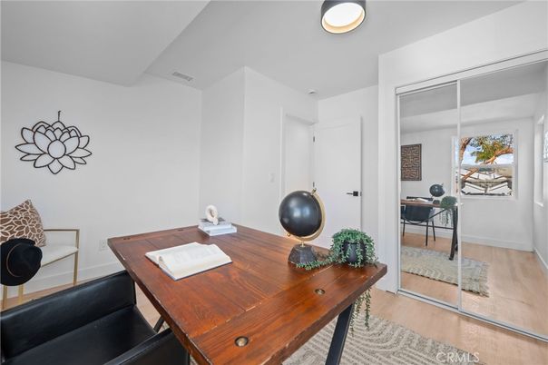 Home Office, Interior, Wood Texture Flooring