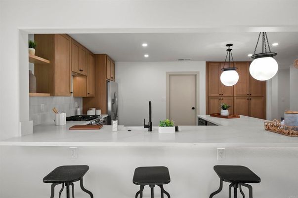 Interior, Kitchen, Pendant Lights, Recessed Lighting