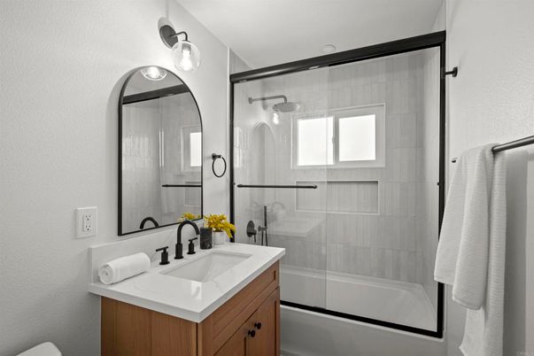 Bathroom, Glass Shower, Interior