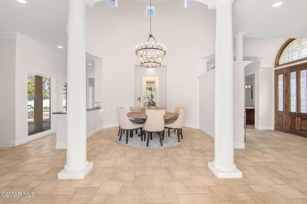 Chandelier, Dining room, Interior, Pendant Lights, Recessed Lighting
