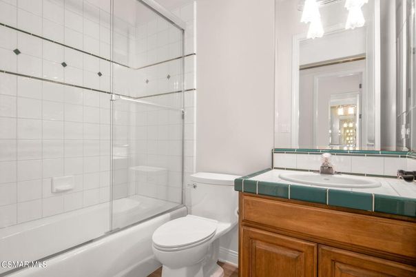 Bathroom, Glass Shower, Interior, Tile Countertops
