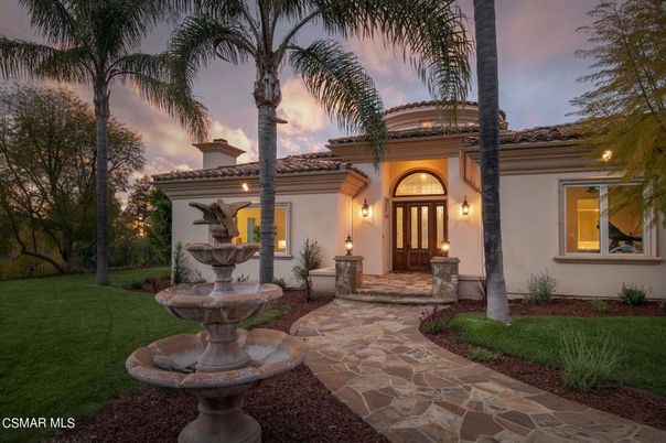 Backyard, Exterior, Facade, Mediterranean