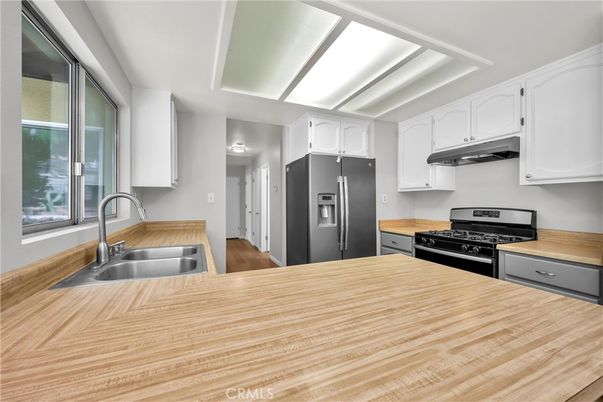 Interior, Kitchen, Wood Texture Flooring