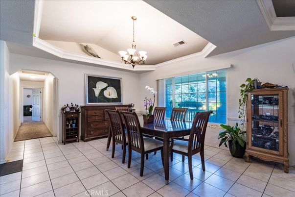 Chandelier, Dining room, Interior