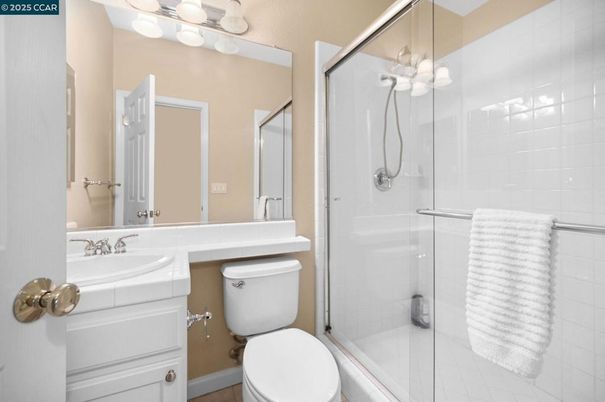 Bathroom, Glass Shower, Interior, Tile Countertops