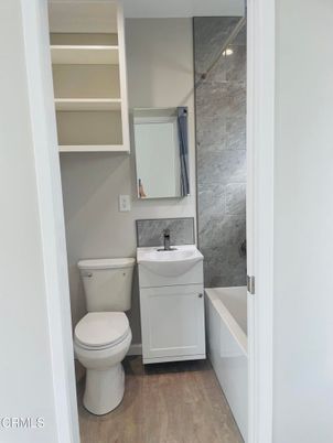 Bathroom, Interior, Wood Texture Flooring