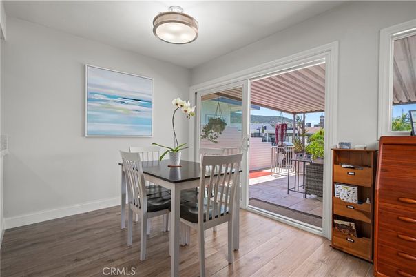 Dining room, Interior, Wood Texture Flooring