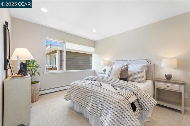 Bedroom, Interior, Recessed Lighting