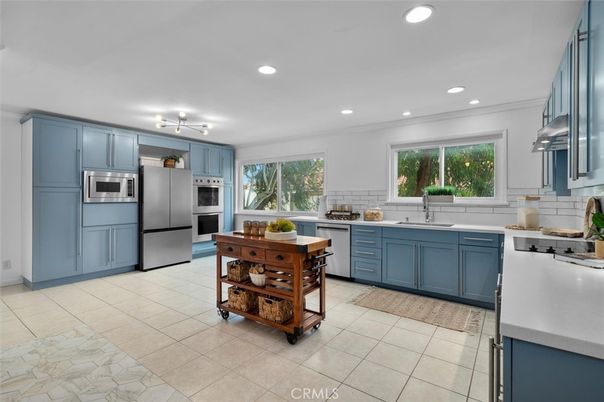 Interior, Kitchen, Recessed Lighting, Stainless Steel Appliances