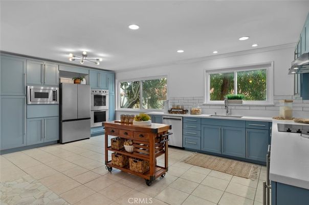 Interior, Kitchen, Recessed Lighting, Stainless Steel Appliances