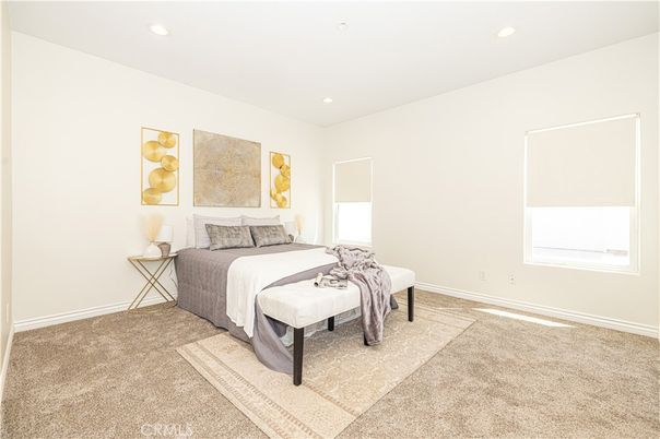 Bedroom, Interior, Recessed Lighting
