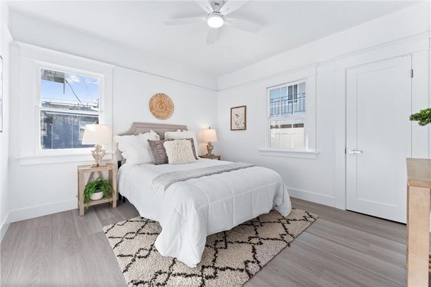 Bedroom, Interior, Wood Texture Flooring