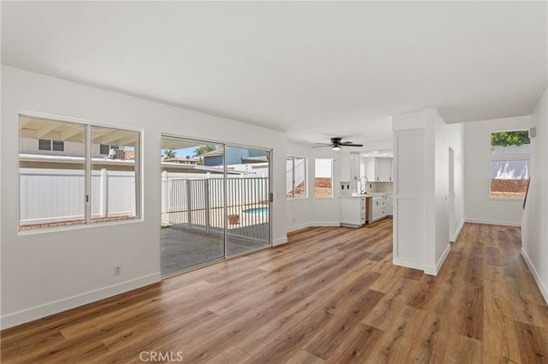 Empty room, Interior, Wood Texture Flooring