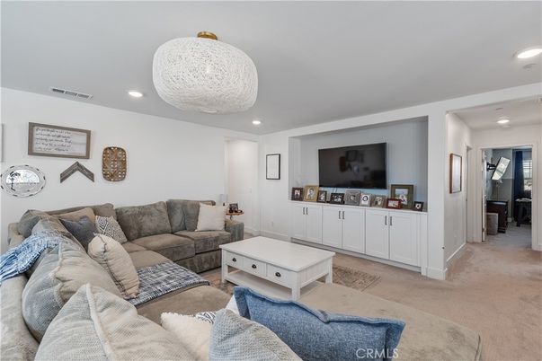 Interior, Living room, Recessed Lighting
