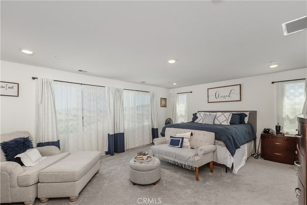Bedroom, Interior, Recessed Lighting