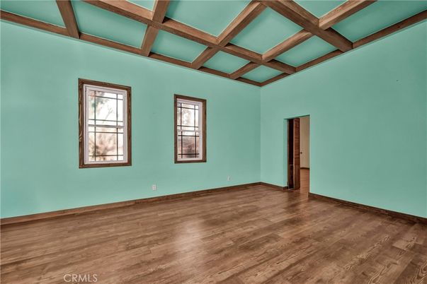 Empty room, Interior, Wooden Beams, Wood Texture Flooring