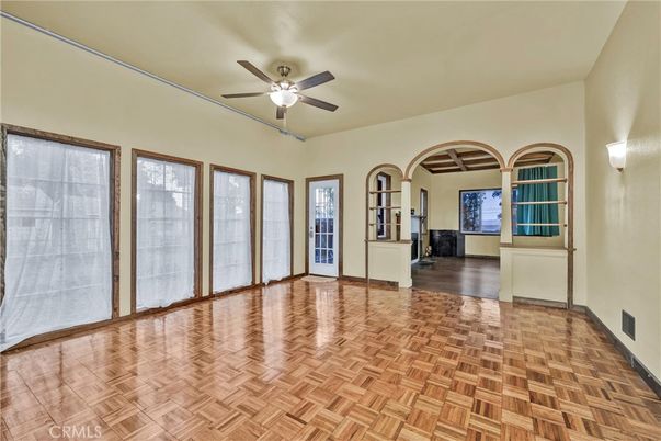 Empty room, Interior, Wood Texture Flooring