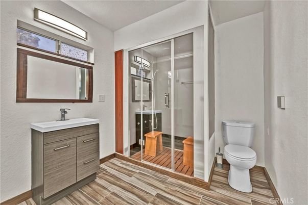 Bathroom, Glass Shower, Interior, Sauna Room