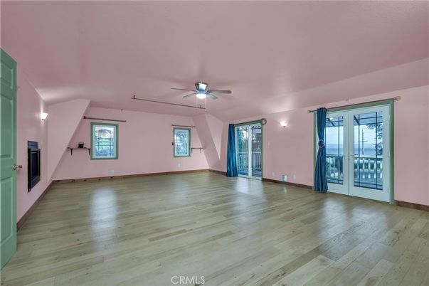 Empty room, Fireplace, Interior, Wood Texture Flooring