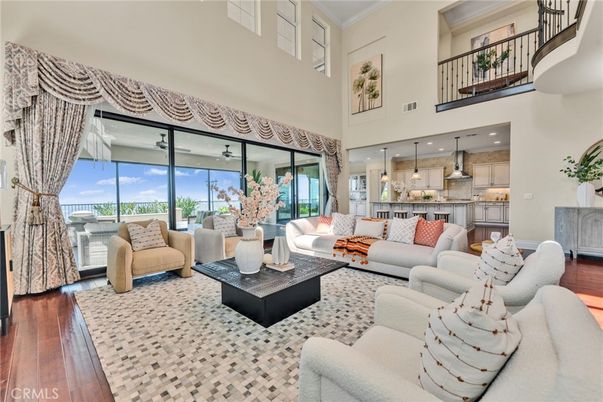 Interior, Kitchen, Living room, Pendant Lights, Recessed Lighting, Wood Texture Flooring