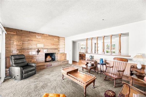 Fireplace, Interior, Living room, Wooden Walls