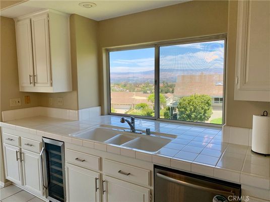 Interior, Kitchen, Recessed Lighting, Tile Countertops