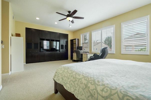 Bedroom, Home Office, Interior, Recessed Lighting