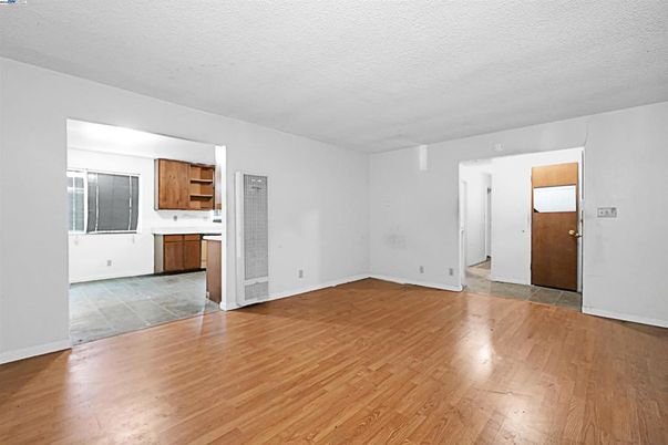 Empty room, Interior, Kitchen, Wood Texture Flooring