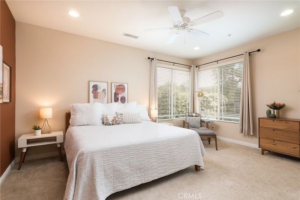 Bedroom, Interior, Recessed Lighting