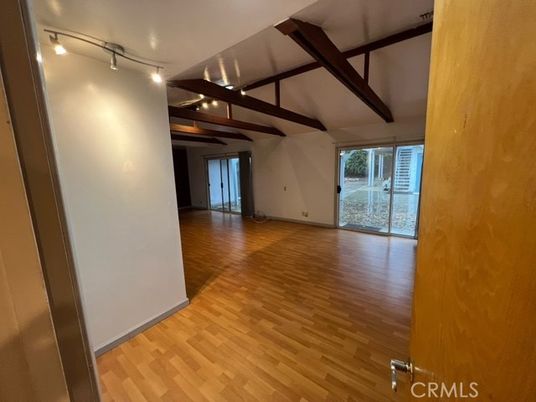 Empty room, Interior, Wooden Beams, Wood Texture Flooring