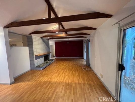 Fireplace, Interior, Wooden Beams, Wood Texture Flooring