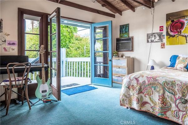 Bedroom, Interior, Wooden Beams, Wooden Ceilings