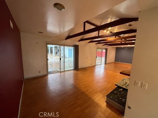 Empty room, Interior, Wooden Beams, Wood Texture Flooring