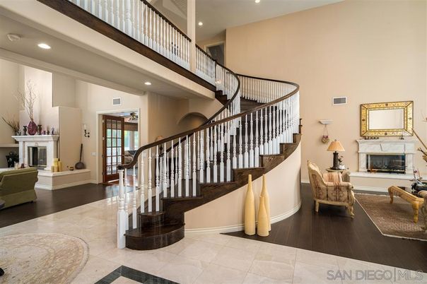 Fireplace, Interior, Recessed Lighting, Wood Texture Flooring