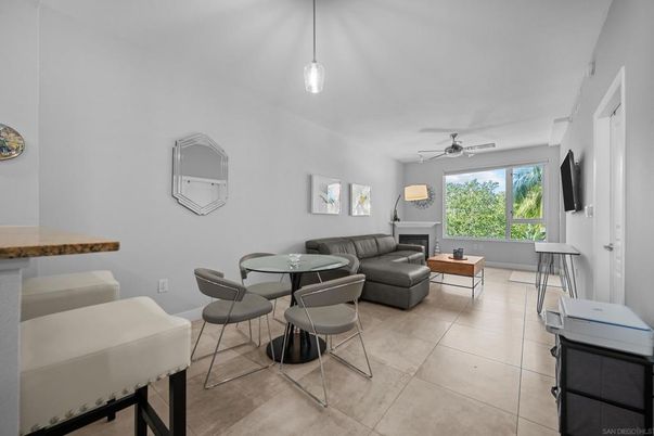 Dining room, Fireplace, Interior, Living room, Pendant Lights