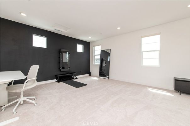 Fitness Equipment, Home Office, Interior, Recessed Lighting