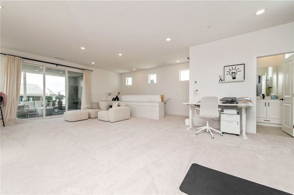 Home Office, Interior, Recessed Lighting
