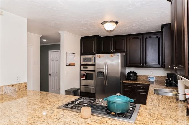 Interior, Kitchen, Recessed Lighting, Stainless Steel Appliances
