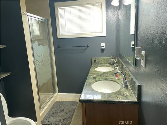 Bathroom, Dual Sink Vanities, Glass Shower, Interior