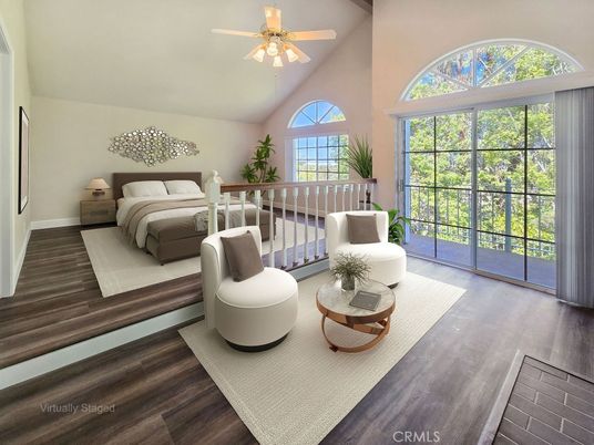 Bedroom, Interior, Wood Texture Flooring