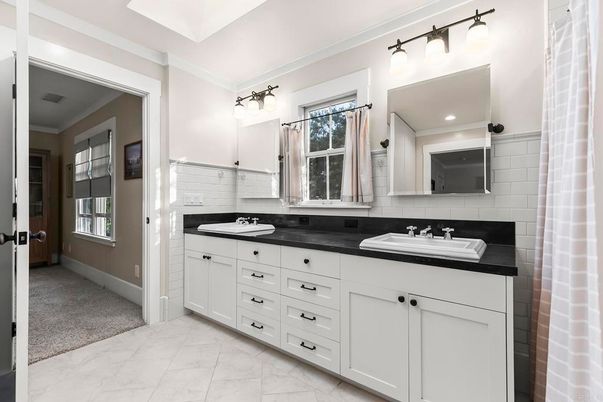 Bathroom, Dual Sink Vanities, Interior, Marble